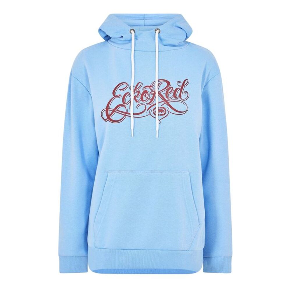 Ecko Womens/Ladies Scarlett Lettering Regular Hoodie / Vista Blue
